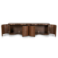 Jaya 2.15m TV Entertainment Unit - Light Walnut