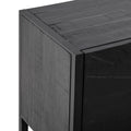 Adaline 2.1m Wooden TV Entertainment Unit - Black