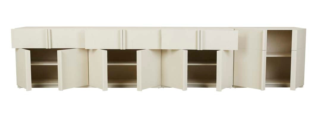 Kin 1 Drawer 2 Door Buffet - Shell