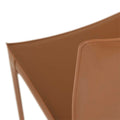 Carlo Dining Chair - Tan Recycled Leather