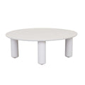 Artie Outdoor Pillar Coffee Table - White Speckle