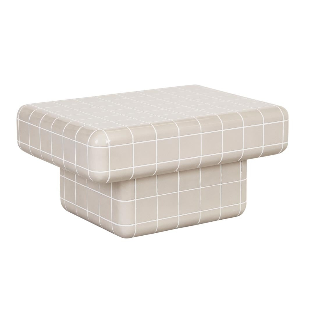 Seville Tile Coffee Table - Pearl White