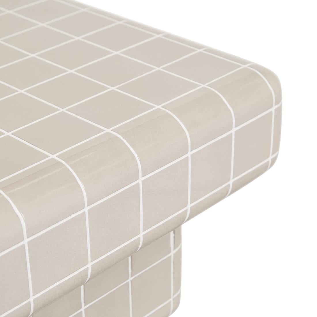 Seville Tile Coffee Table - Pearl White