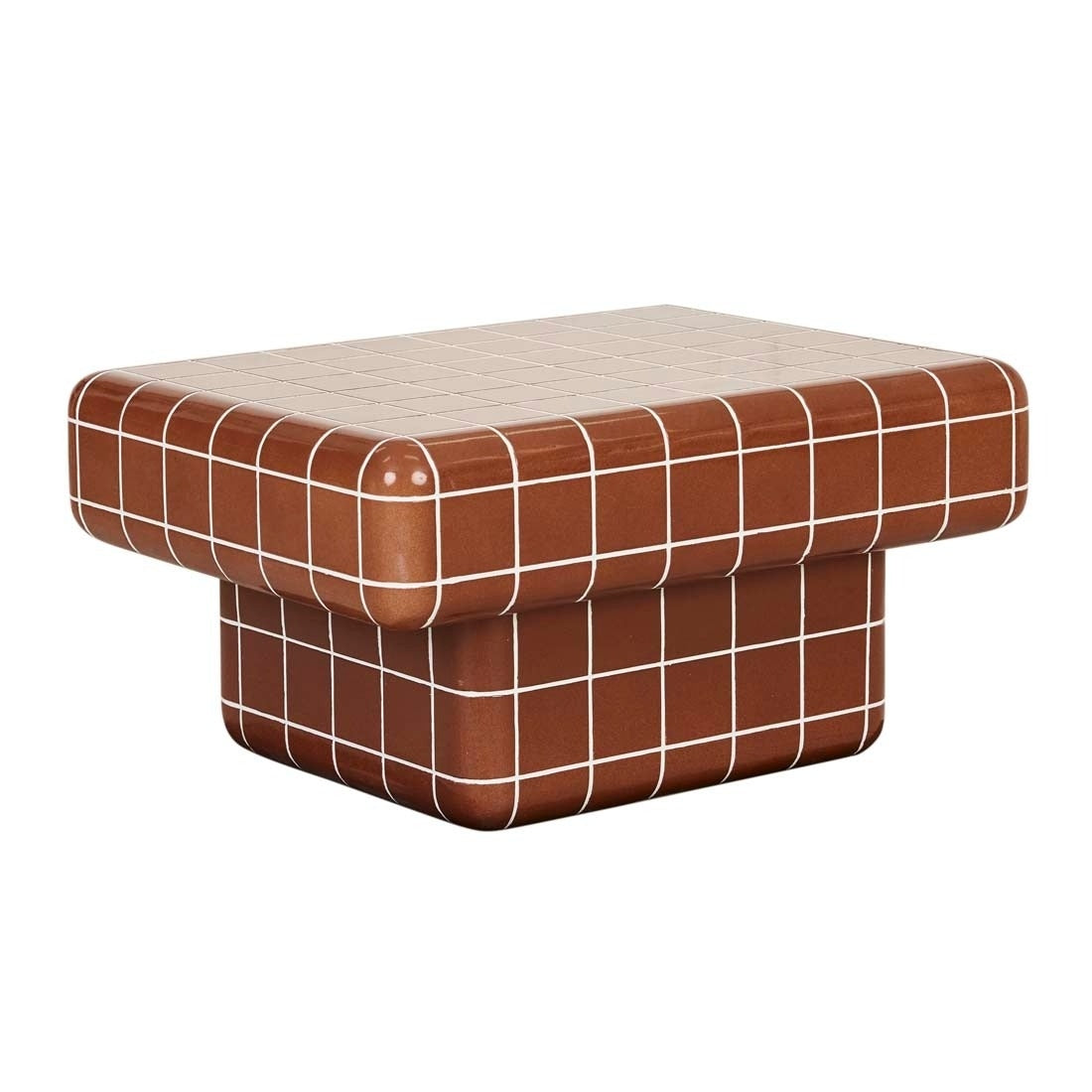 Seville Tile Coffee Table - Red Glaze