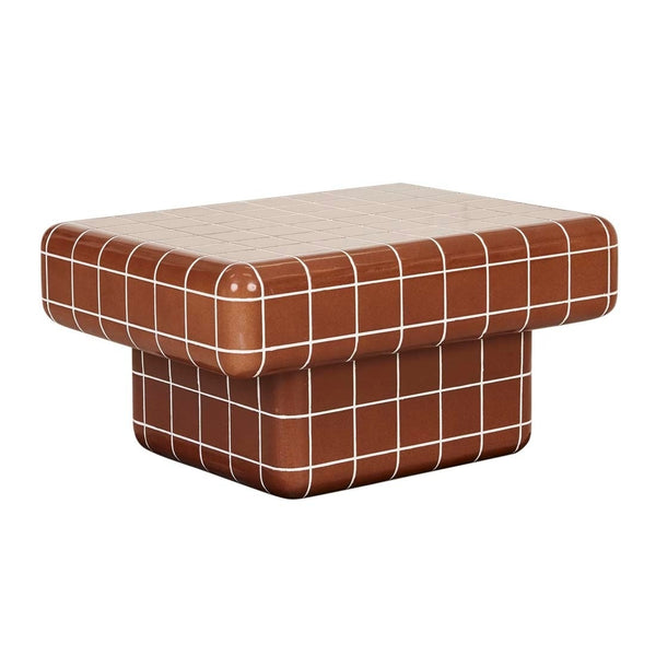 Seville Tile Coffee Table - Red Glaze