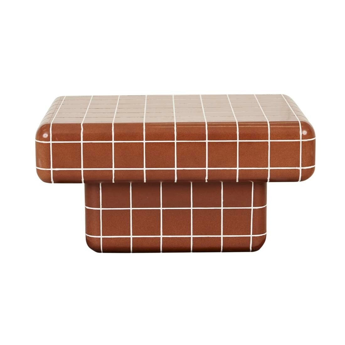 Seville Tile Coffee Table - Red Glaze