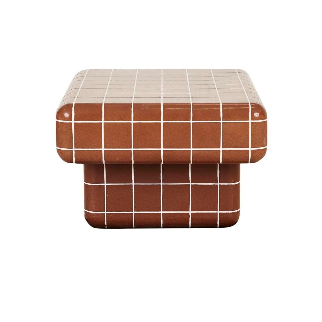 Seville Tile Coffee Table - Red Glaze