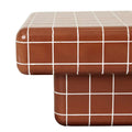 Seville Tile Coffee Table - Red Glaze