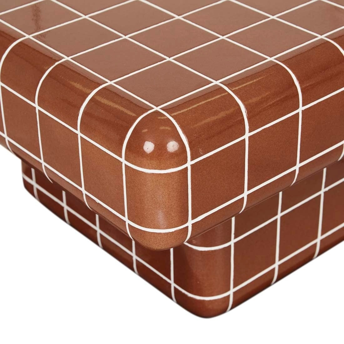 Seville Tile Coffee Table - Red Glaze