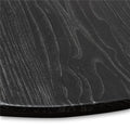 Gene Reclaimed Wood 1.4m Round Dining Table - Rustic Black