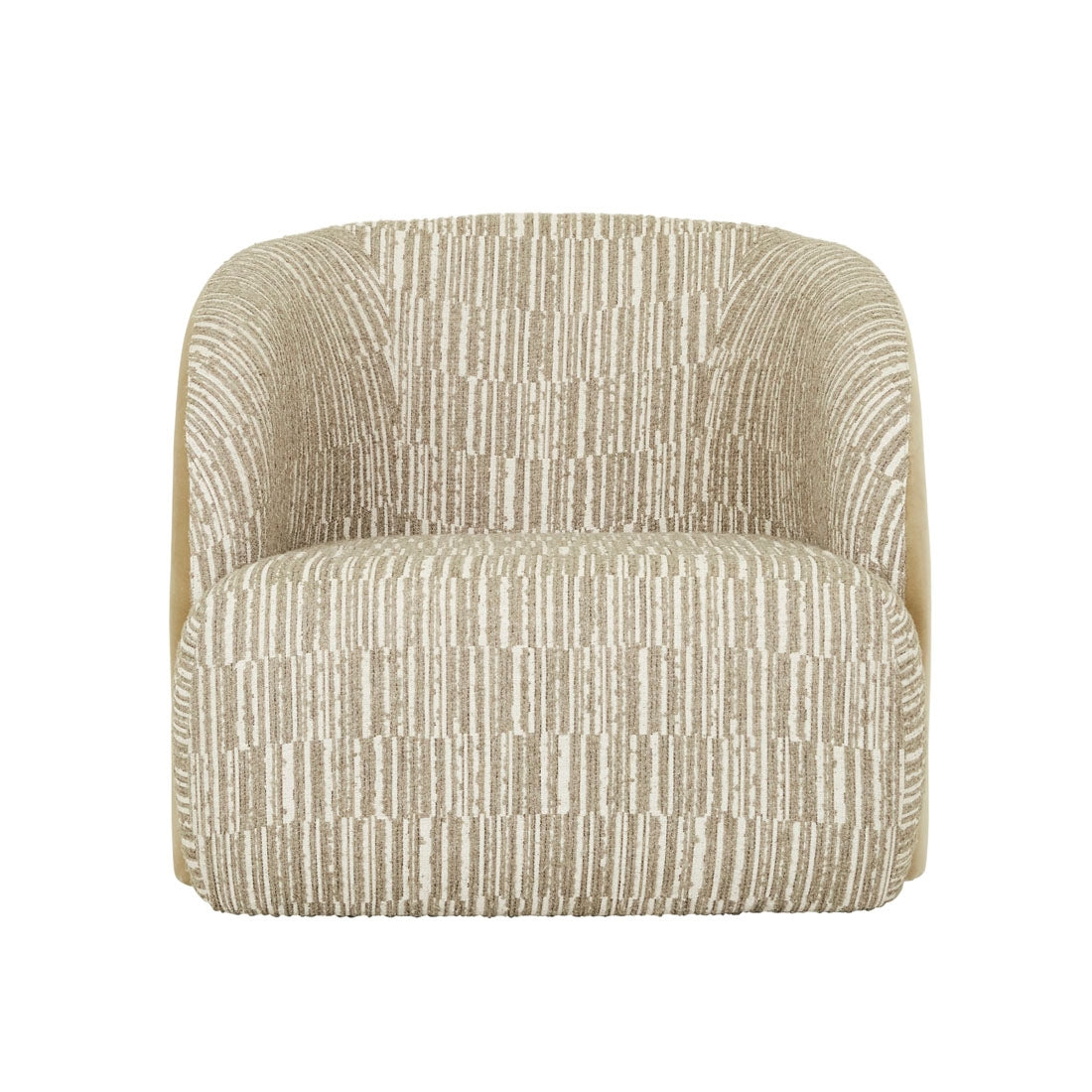 Kennedy Beckett Sofa Chair - Mushroom Weave - Thyme Velvet