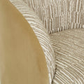 Kennedy Beckett Sofa Chair - Mushroom Weave - Thyme Velvet