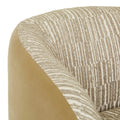 Kennedy Beckett Sofa Chair - Mushroom Weave - Thyme Velvet