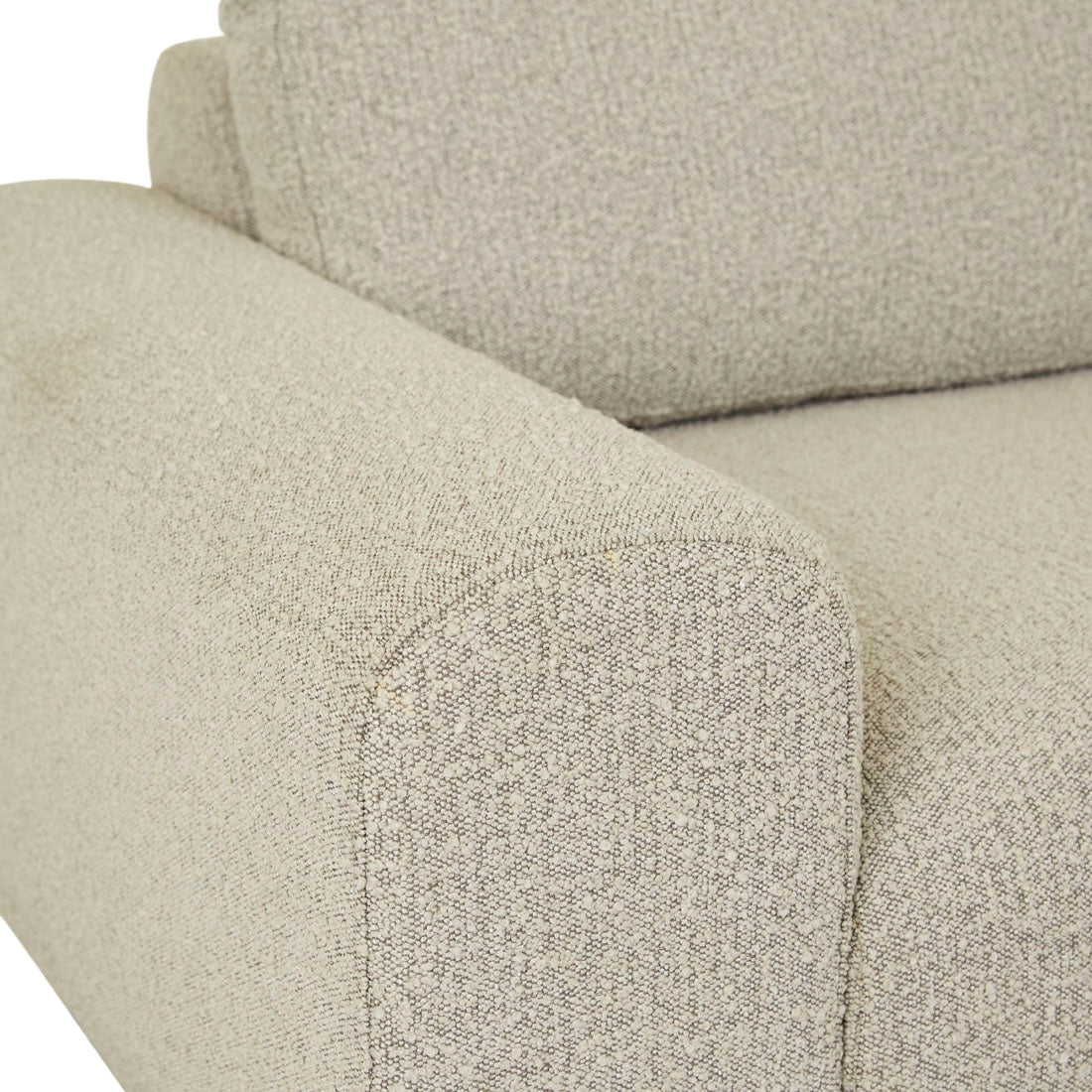 Kole Rise 3 Seater Sofa - Ash Boucle